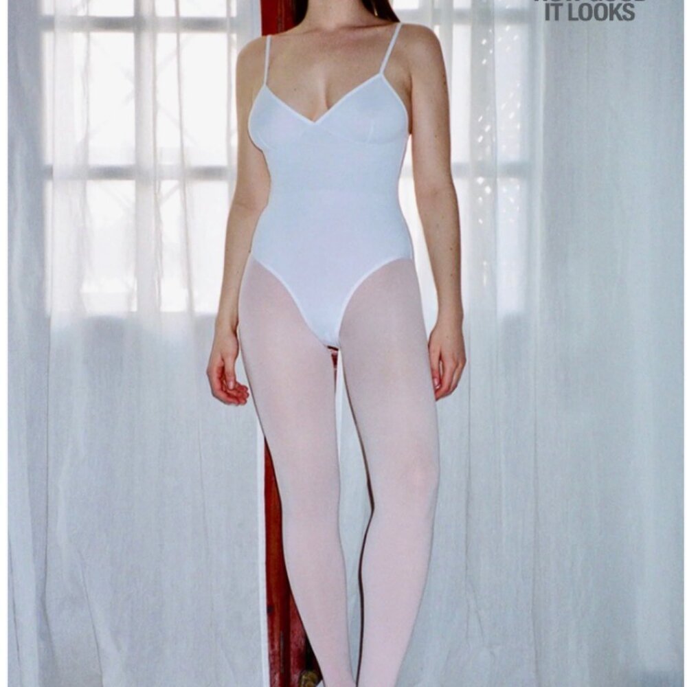 SOLD! Los Angeles apparel white/ Cream Bodysuit